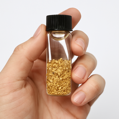 Gold panning step - DRY, WEIGH, & STORE YOUR TREASURE