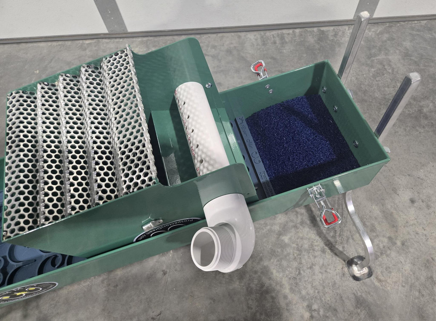 8x42 Speed Banker Unclassified Power Sluice with Dream Mat | Gold Mining Equipment