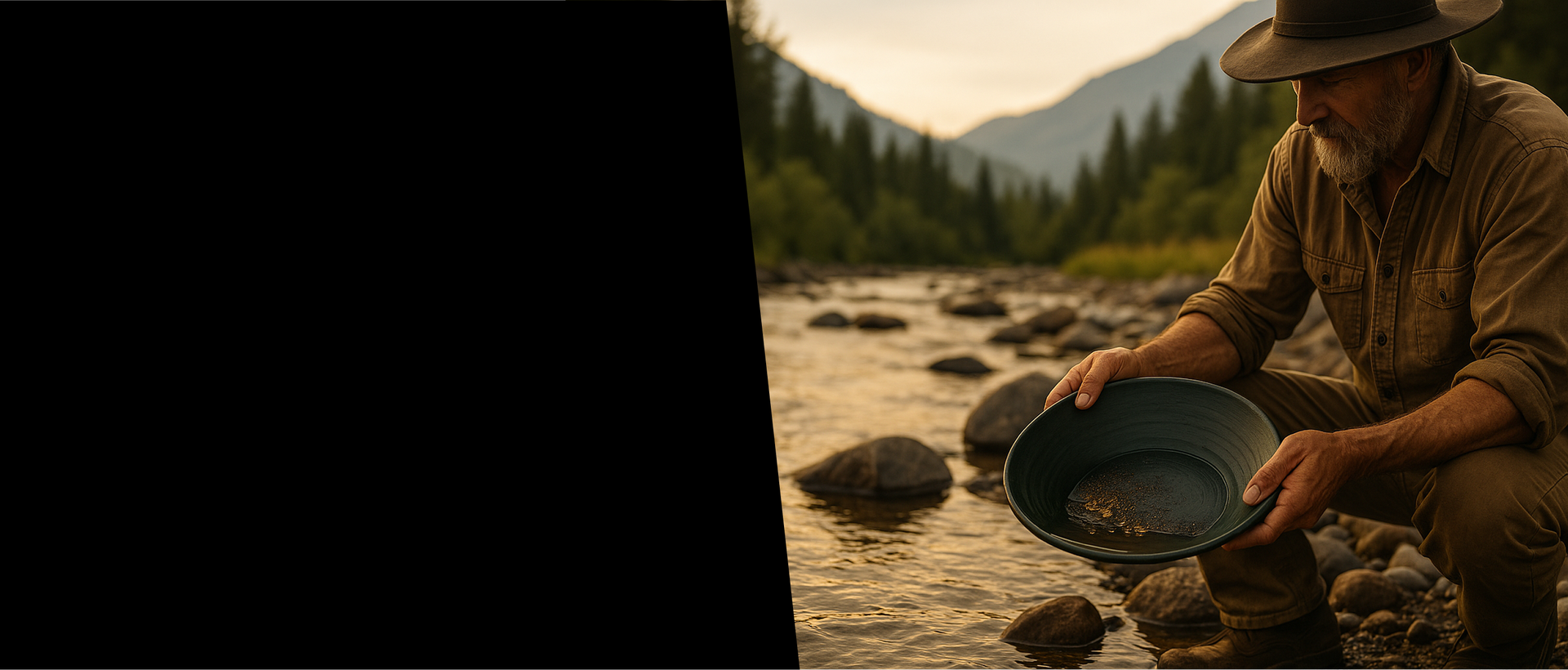 Authentic gold panning kit - REAL GOlD PAYDIRT FROM ALASKAN MINES
