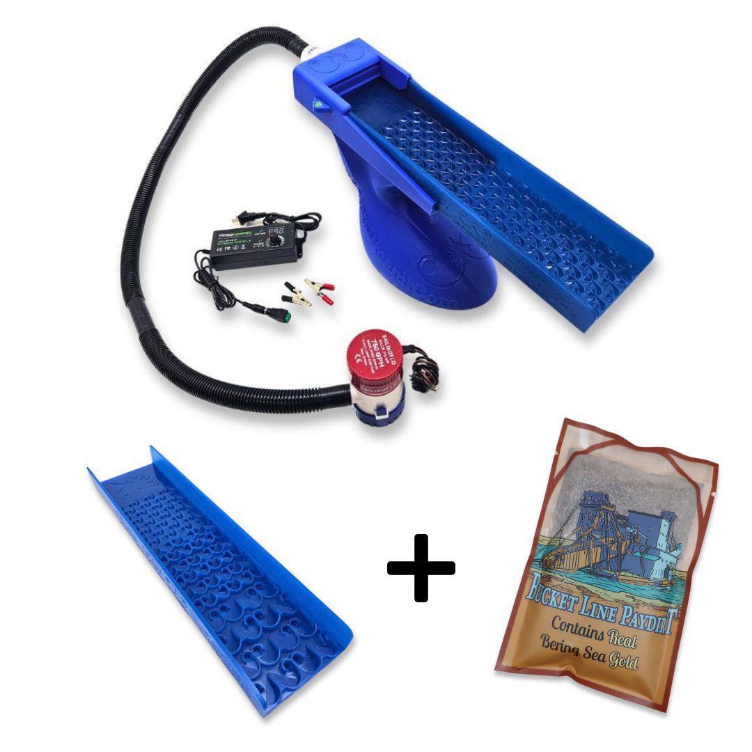Value Bering Sea Paydirt Bundle - The Boss Clean Up Sluice Kit - Combo + Micro